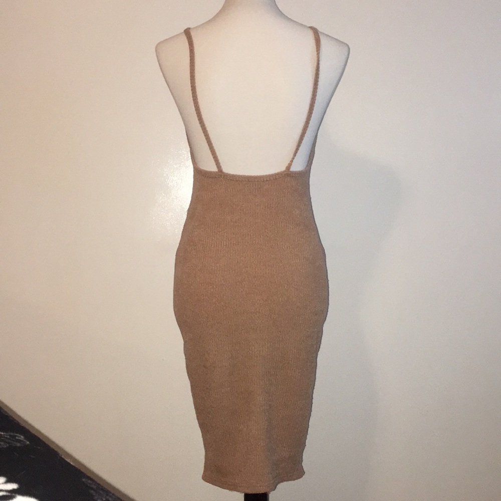 Toby Heart Ginger Ribbed Snapfront Dress